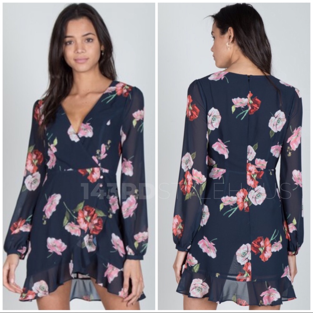 ☀️LAST | 3 PACK | NAVY FLORAL DRESS